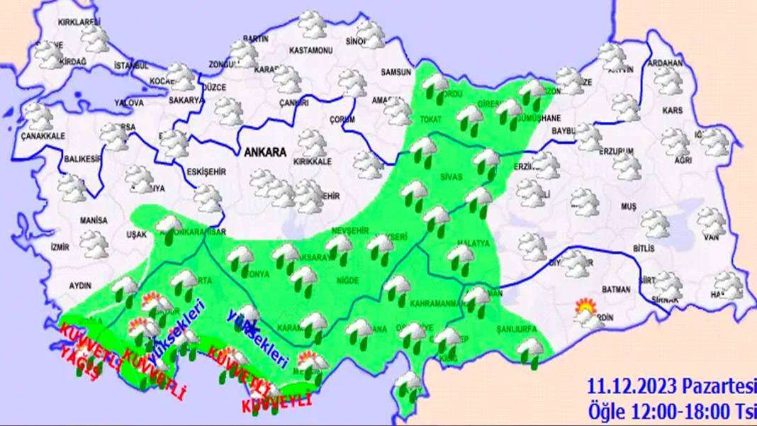 Meteoroloji açıkladı! Hazır olun kuvvetli sağanak yağış kapıda 2