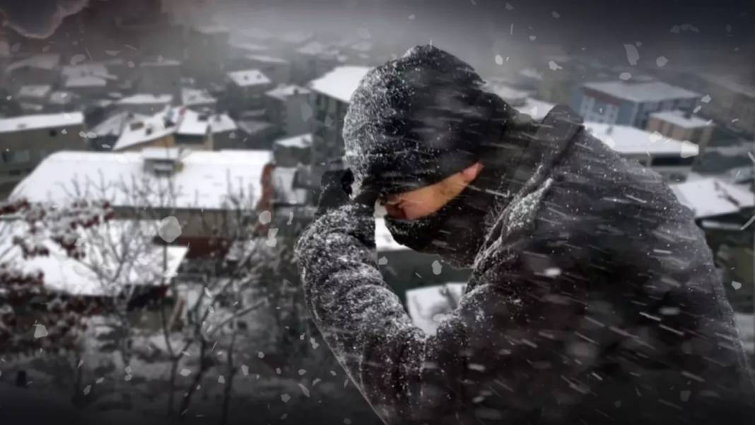 Türkiye'yi dondurucu soğuk ve kar esir alacak! 5