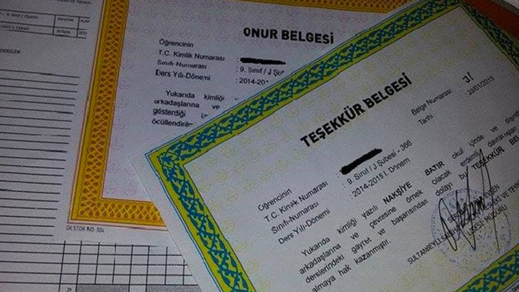 Takdir teşekkür alanlara karne hediyesi dağıtılacak: Belgesiyle gelen 10200 lira ödeme alacak 3