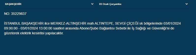 İstanbul'da bugün 10 ilçe karanlığa gömülecek: İşte elektriklerin kesileceği mahalle ve sokaklar 6