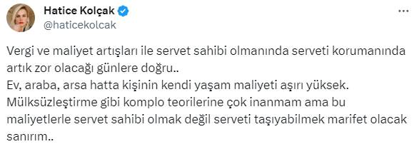 Piyasa uzmanı Hatice Kolçak fiyatlardaki rekor artışın altında yatan gerçeği ifşaladı: Altın, dolar ve konut yatırımcıları dikkat! 8