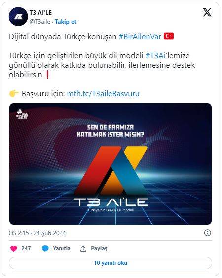 Selçuk Bayraktar duyurdu! İşte Türkiye’nin ilk yapay zeka dil modeli 11