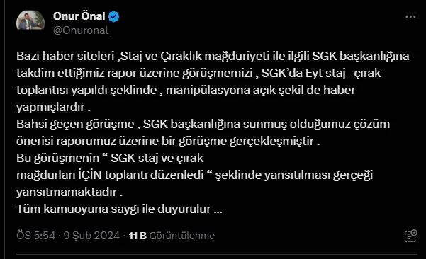 SGK açıkladı: Staj ve çıraklık mağdurları için düzenleme gelecek mi? 6