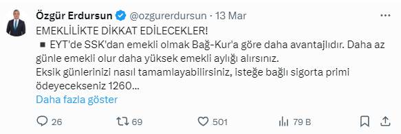 Emeklilik hayali kuranlara büyük darbe: Özgür Erdursun yapılan oyunu madde madde sıraladı 17