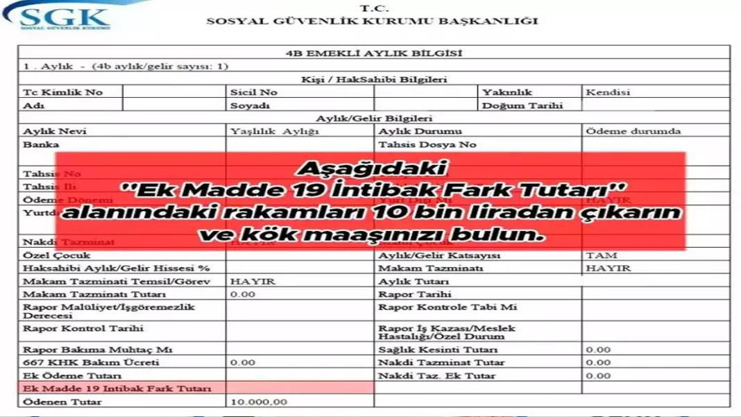 4A, 4B ve 4C mensubu milyonlarca emekliyi ilgilendiriyor! Kritik kök maaşı detayı ortaya çıktı 13