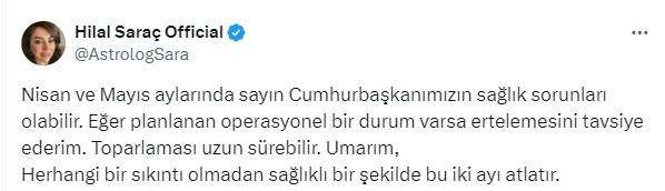 Ünlü Astrolog Hilal Saraç Cumhur'un kaybedeceği 5 ili açıkladı 8