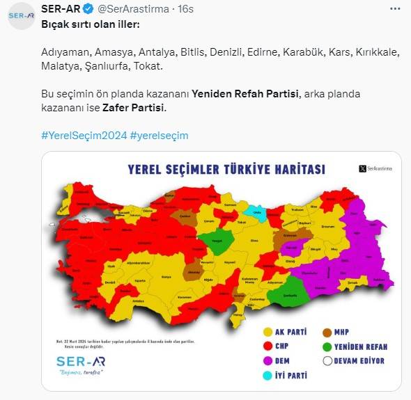 Son seçim anketinin sonucu açıklandı 12 ilde seçim bıçak sırtı 9