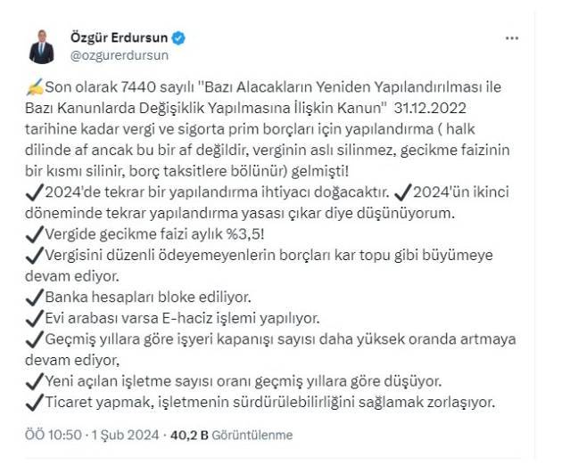 Vergi borçlarına af için geri sayım başladı! Milyonları sevindirecek haber 11