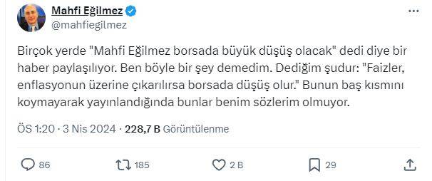 Mahfi Eğilmez büyük düşüş olacak dedi gerekçesini açıkladı 4