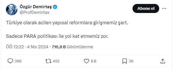 Özgür Demirtaş ilk defa acil diyerek uyardı: Çok zor olacak 10