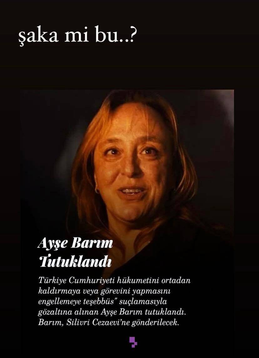 Tutuklanan Ayşe Barım'a ünlülerden destek yağdı: 'Kalbin gerçeği biliyor' 3