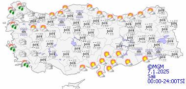 Meteoroloji hava durumu haritasını yayımladı: Kar geliyor 2