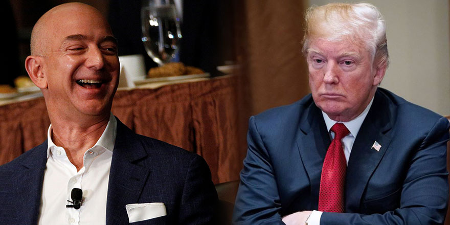 ABD Başkanı Donald Trump'ın serveti erirken Amazon'un sahibi Jeff Bezos tırmanışa geçti!