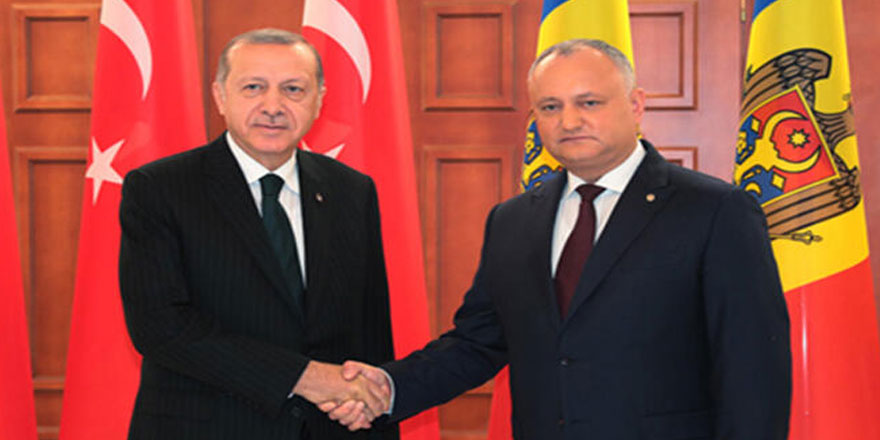 Erdoğan, Moldova Cumhurbaşkanı ile görüştü