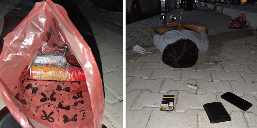 Şırnak'ta bir terörist üzerindeki patlayıcılar ile yakalandı