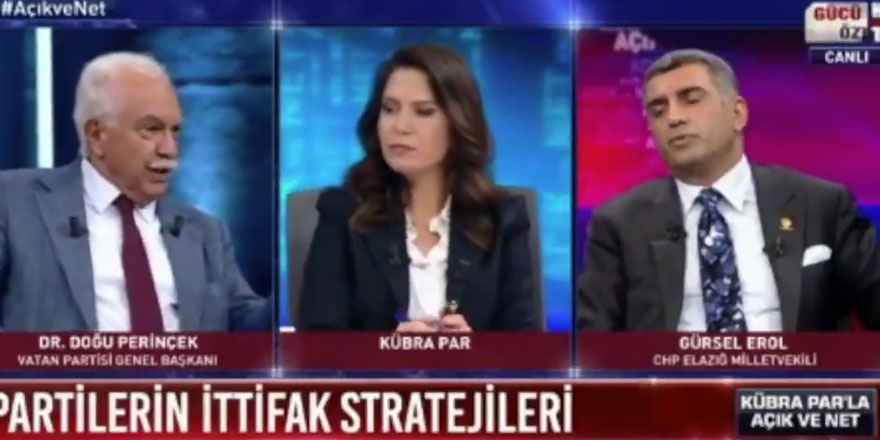 Doğu Perinçek'ten canlı yayında bomba Öcalan iddiası