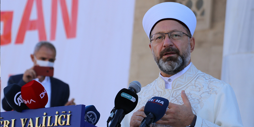 Diyanet İşleri Başkanı Ali Erbaş: Ahirete inancı olmayan insandan her türlü kötülük beklenir