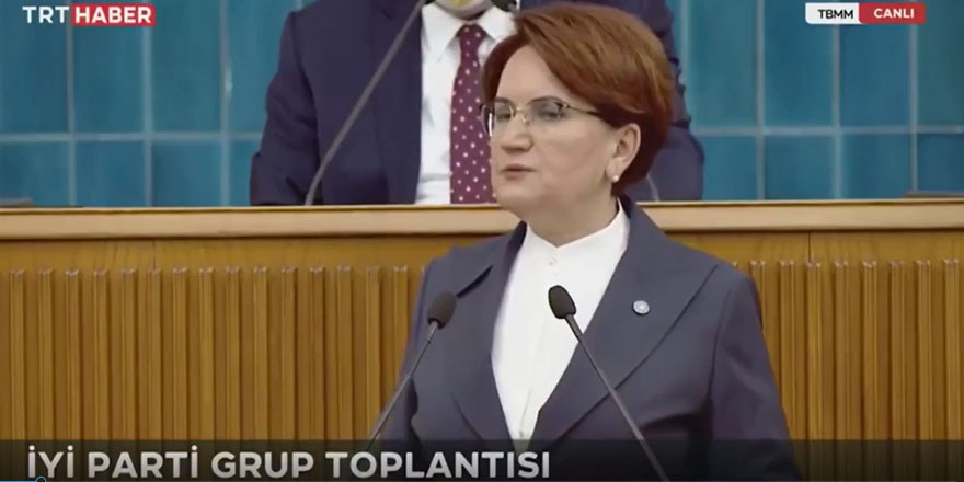 Meral Akşener 'birazdan yayını keserler' dedi, TRT yayını kesti!