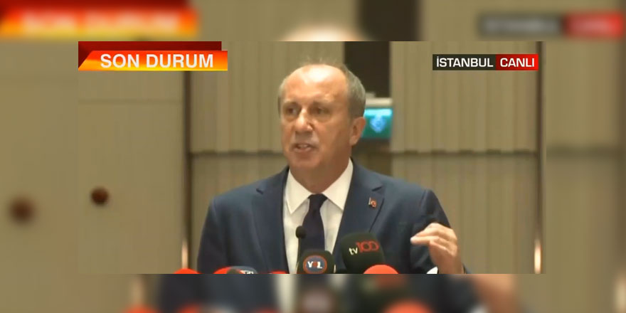 Muharrem İnce'den Cumhur İttifakı'na katılacak mısınız sorusuna flaş yanıt