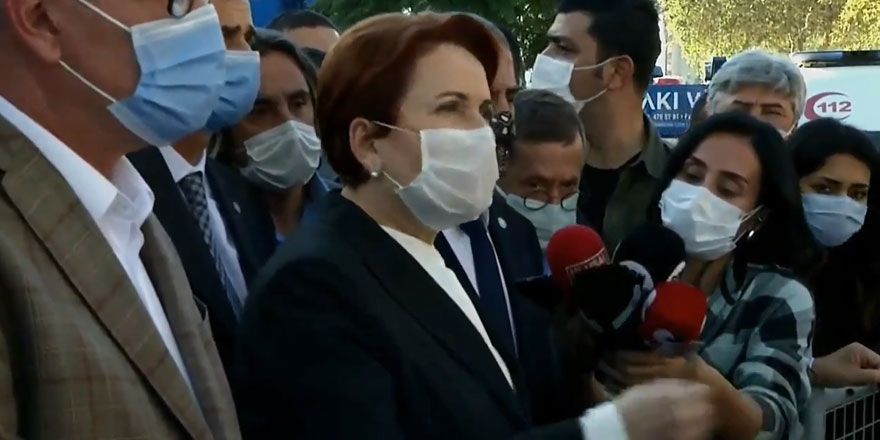 Meral Akşener depremin vurduğu İzmir'de 