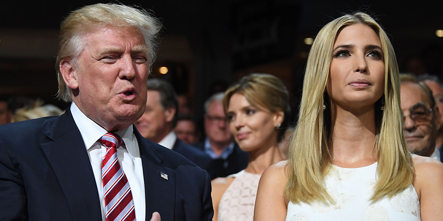 Donald Trump'ın kızı Ivanka Trump iş bakıyor