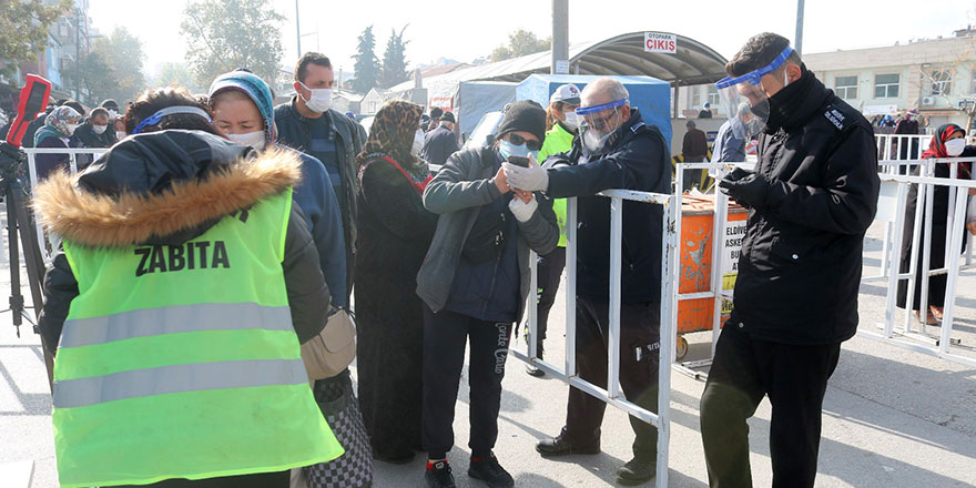 Burdur'da karantinada olan adam pazarda yakalandı!