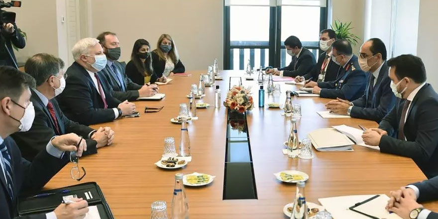 İbrahim Kalın ABD'nin Suriye Özel Temsilcisi Joel D. Rayburn ile bir araya geldi