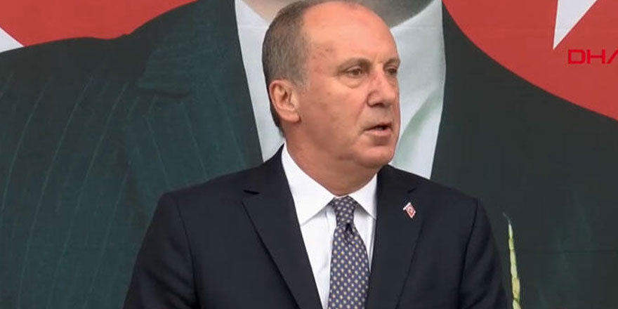 Muharrem İnce CHP'den istifa etti