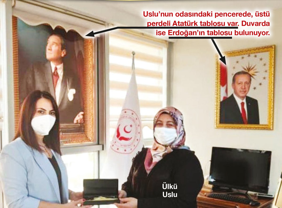 Yazıklar olsun! Devletin binasında Atatürk’ün fotoğrafına bile tahammül yok