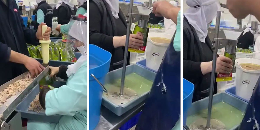 Dardanel markasının, ton balıkları paketlenirken hijyen kuralları hiçe sayıldı