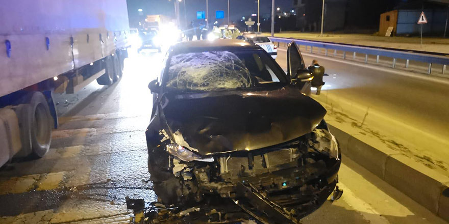 Kocaeli'nde feci kaza! Sürücü İbrahim Mamak'ın bacağı koptu!