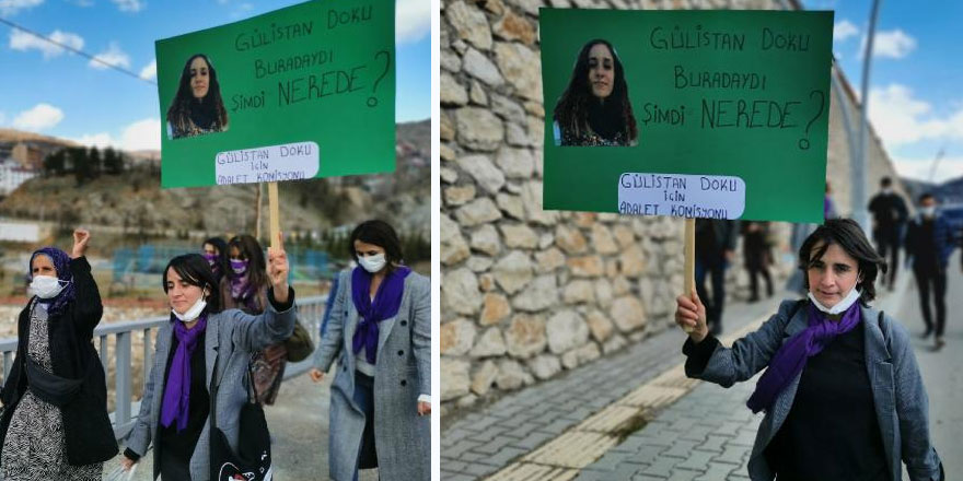 Tunceli'de kaybolan Gülistan Doku'nun ailesi adliyeye yürüdü