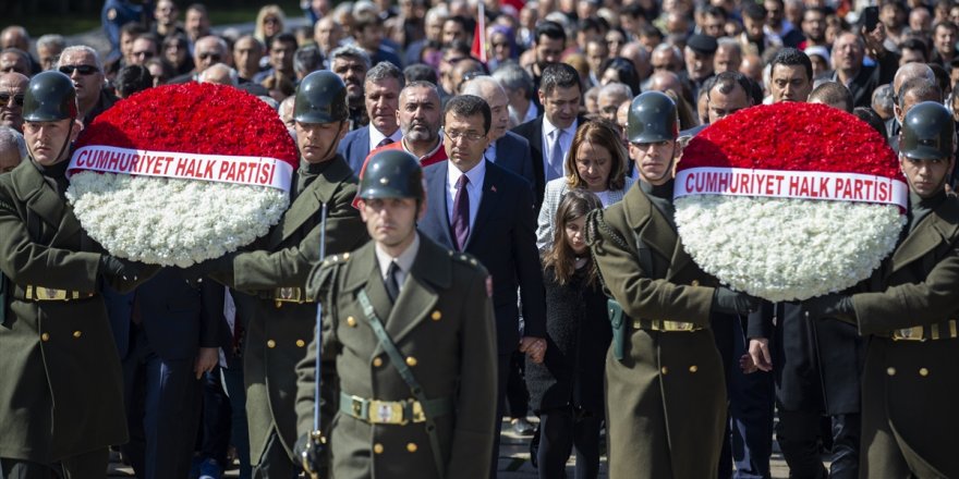 Ekrem İmamoğlu Anıtkabir'i ziyareti