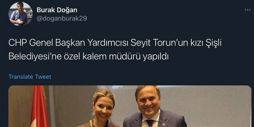 Yeni Şafak muhabiri Burak Doğan CHP'li Seyit Torun'u hedef alayım derken rezil rüsva oldu  