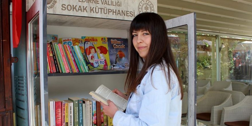 Edirne'de 'sokak kütüphaneleri' kuruluyor