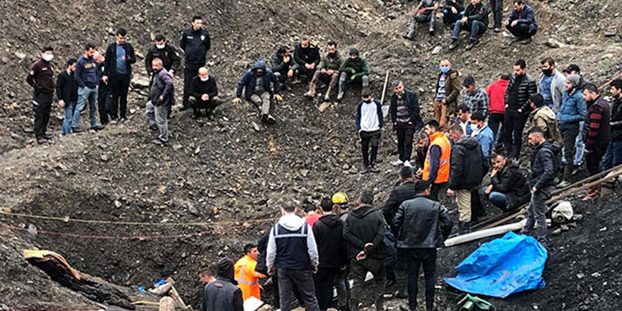 Zonguldak'ta kaçak maden ocağında göçük