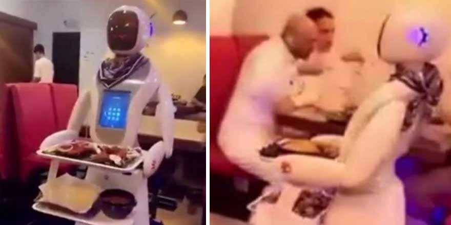 Suudi Arabistan'ın robot restoranı açıldı