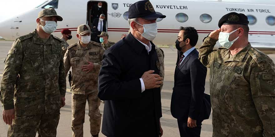 Akar, Irak sınırında açıklamalar yaptı!