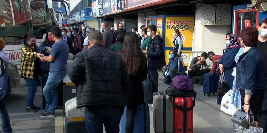 17 günlük kapanma bitti kaçı başladı! 5 Temmuz Demokrasi Otogarı tıklım tıklım doldu