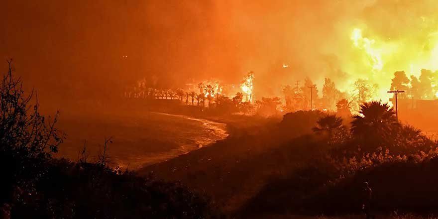 Muğla Ula'da orman yangını