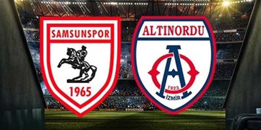 Samsunspor- Altınordu maçı berabere bitti