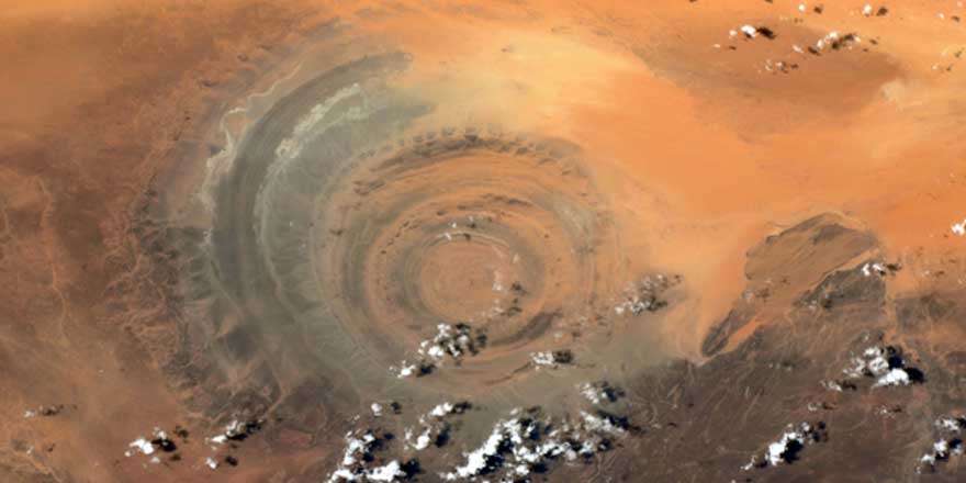 Fransız astronot Pesquet, uzaydan Sahra Çölü’nün fotoğrafını paylaştı