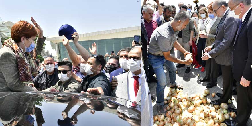 Soğan döküp yolunu kestiler... Hataylı çiftçiler Meral Akşener'e böyle dert yandı