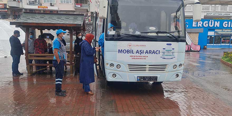 Kocaeli'de mobil aşı üniteleri kuruldu!