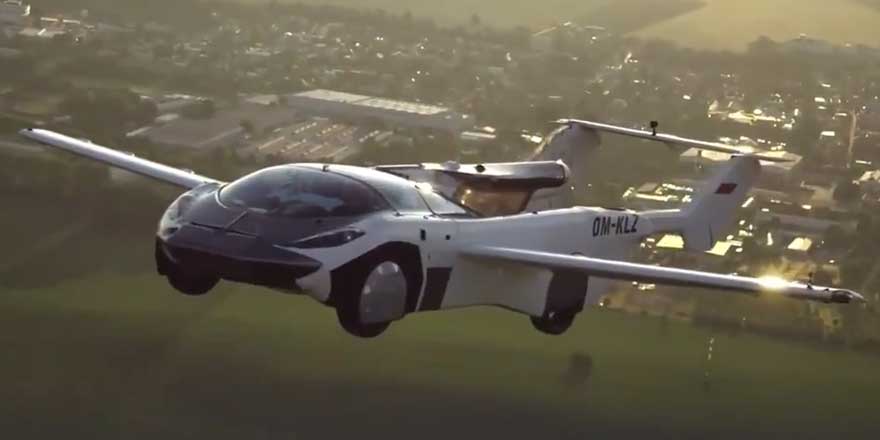 Yapılmış en uzun mesafe! Uçan otomobil AirCar'dan şehirler arası test uçuşu