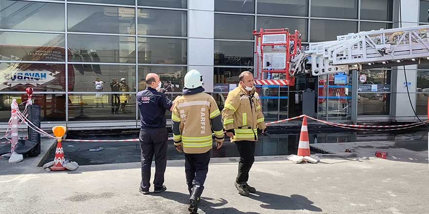 Sabiha Gökçen Havalimanı'nda korkutan yangın