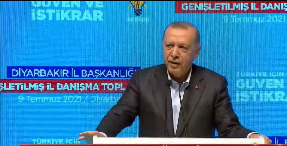 Erdoğan Diyarbakır'da açıklamalarda bulundu