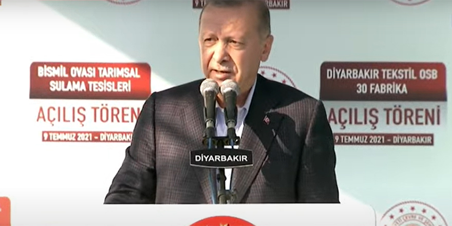 Cumhurbaşkanı Erdoğan Diyarbakır'da konuşuyor...