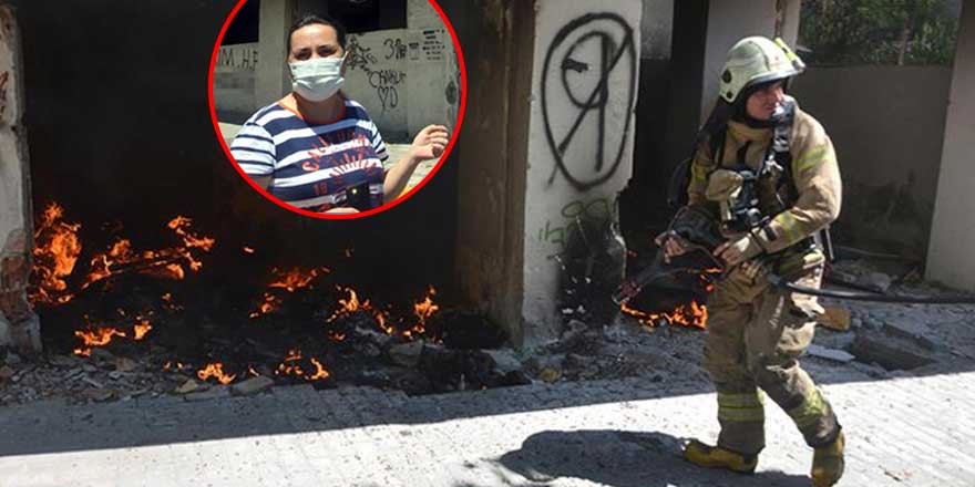 İstanbul'da alarm! "Beyaz elbiseli, uzun boylu kadın binaya girip yaktı"