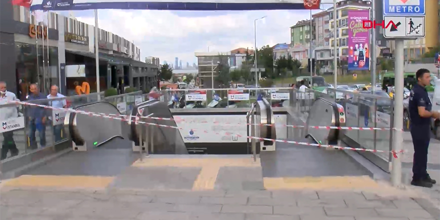 Eyüpsultan'da metro klimasındaki yangın seferleri aksattı